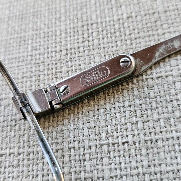 Vintage Men Eyeglasses/Glasses Frame Safilo Silver Tone Men Sunglasses Frame - Picture 9 of 11